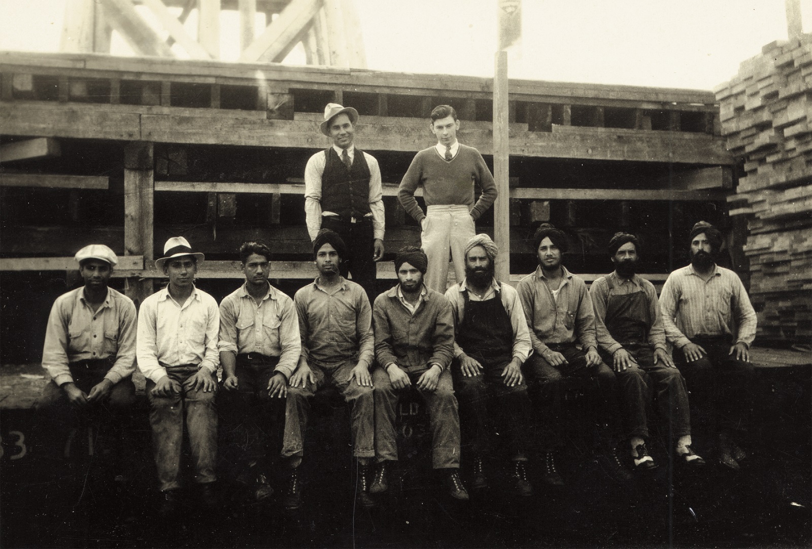 The Komagata Maru ship in Vancouver harbour, 1914